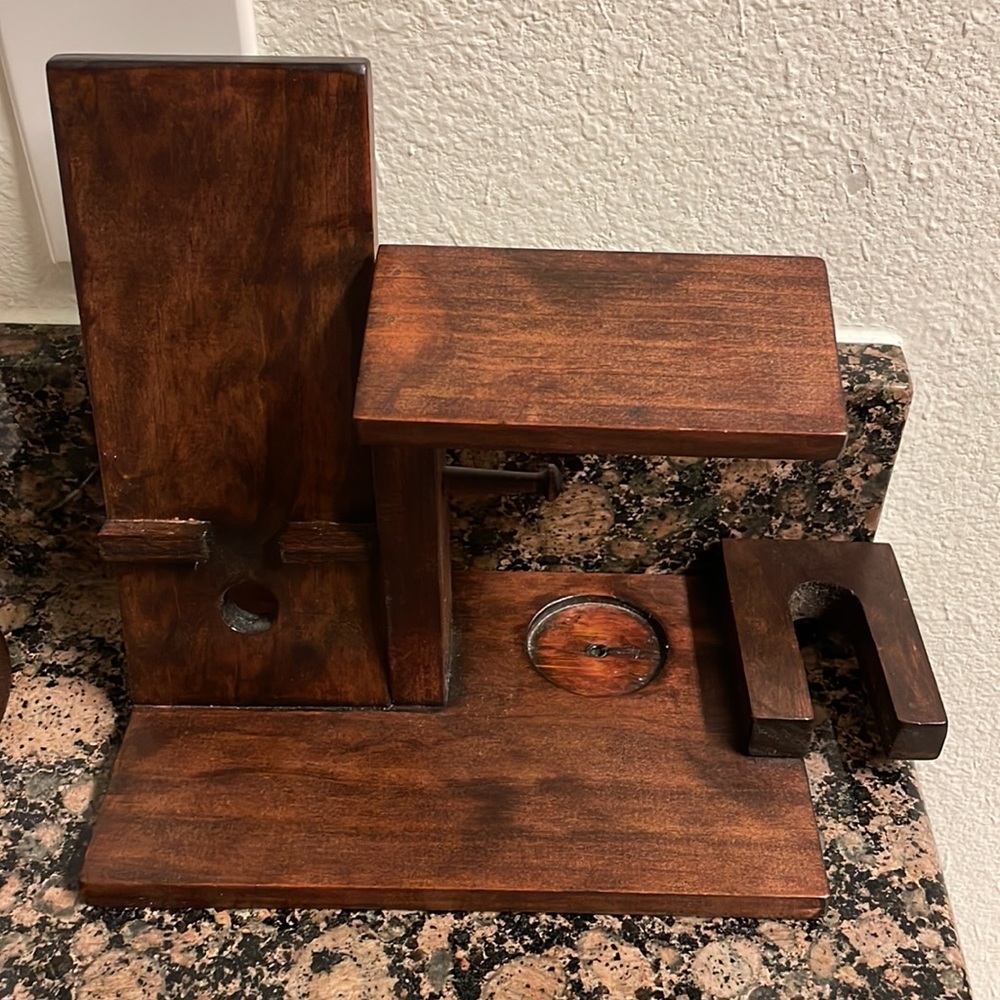 Wooden charging station
